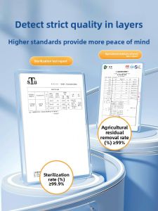 MONLEYTA | Zero Fruit Egg Shell Vegetable Cleaner Powder For Pregnant Women And Infants Fruit And Vegetable Wash Salt Residue Remover