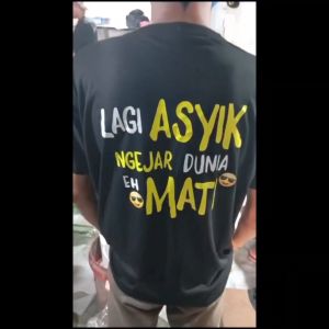 kaos lengan panjang lagi asik dtf baju keren murah katun tc30s wanita pria