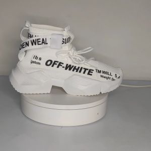 COD Import Sepatu Pria Running Sneaker High Cut Kets Sport Off White Fashion Ringan Boots Olahraga 116