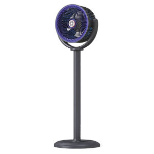 Modern Air Circulator Fan 5 Speeds Adjustable Height Quiet Portable Pedestal Stand Fan USB-C for Home Bedroom Office RV Camping