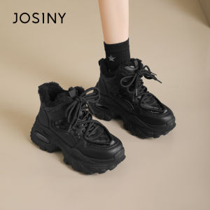 Josiny | Warm Insulated Thick Soled Soft Bottom Womens Dad Shoes