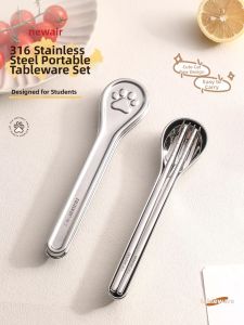 Stainless Steel 316 Portable Utensil Set