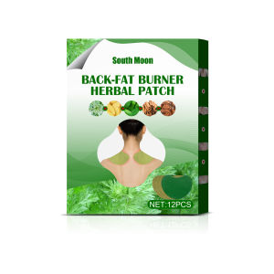 South Moon Back Fat Burner Herbal Patch Neck Shoulder Relax Muscle Joint Pain Patch Arthritis Medical Plaster Neck Pain Health Care Back Pain Relief Sticker Shoulder Neck Patch Cervical Soreness Joints Pain Relieving Sticker Chinese Medical Plaster(12pcs)