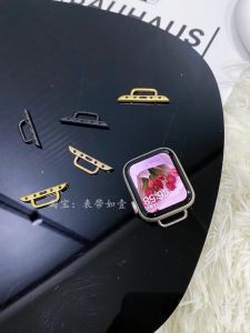 Metal Connector with Ring for Apple Watch Iwatch SE DIY Band Suitable Brand Other Home Model for Apple Watch Intelligent Type Not Supported