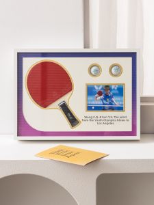 Table Tennis Paddle Mounting Memorial Dustproof Frame