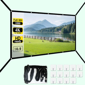 Mobile large screen foldable screen 120 inch 16:9 extended projection screen easy to install