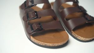 Christian Bale DANTE Sandal Pria Dewasa Kekinian Sendal Selop Kulit Casual Birken Sol Puyuh Terbaru