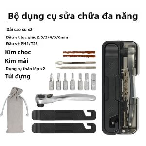 Bộ Dụng Cụ Sửa Xe Đạp Đa Năng Có Thước Ratchet