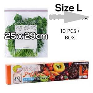 Fresh Keeping Bag Freezing Preservation Zipper Sealed Bags For Kitchen Food Fruit Vegetable Reusable Slider Storage Bag