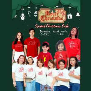 Urban - Baju Natal Bisa COD Bayar Ditempat cocok untuk Couple Keluarga Kaos Anak Dewasa Wanita Pria bisa untuk Kaos Rohani Jemaat GKY