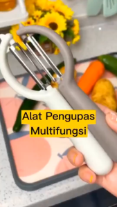 IRARU Pengupas Sayur Kentang Wortel Buah Slicer Pisau Kupas Parutan Peeler
