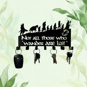 Iron Wall Art Decor Metal Key Holder Hook for Home Entryway