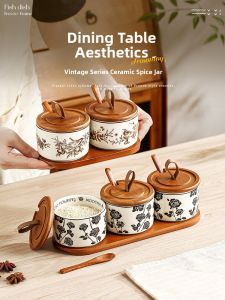 Mr.Snail | Kitchen Storage Set with Lids Salt Sugar Shaker and Pepper Dispenser