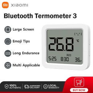 Xiaomi Mijia Smart Bluetooth Thermometer 3 Hygrometer Thermostat Temperature Humidity LCD Display