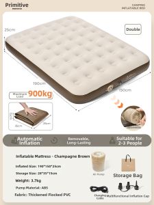 The Primitive | Portable Inflatable Mattress with Automatic Inflate