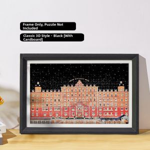 Puzzle Picture Frame 1000 Pieces 70*50cm 3002 Pieces 42x29.7cm 70 Type Special Puzzle Framing Modern Simple Style Wooden Rectangle