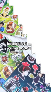 Studio Ghibli Sticker Totoro / Ponyo / Howl / Kiki Delivery / Mononoke Stiker Pack Waterproof Gibli
