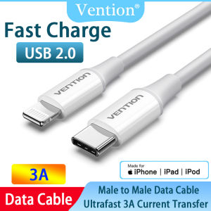 Vention MFi 30W PD USB C to Lightning Cable USB-C to PD Charging Cable Certified 3A Date Cable For iOS Macbook iPad Pro USB Type C Cord iPhone 14 13 12 11 Pro AirPods Pro iPad XS