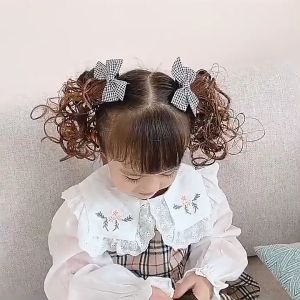 BEVAVAR 2pc/set jepit rambut wig anak/jepit rambut anak perempuan