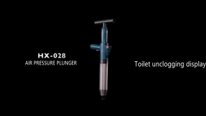 Toilet Dredging Artifact Toilet Cleaner Drain Declogger Air Plunger Super Suction Labor Save