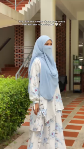 DhiaSara Set Blouse + Skirt Baggy Style