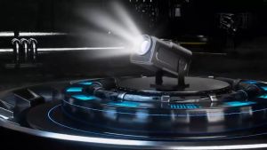 HY320 HCS350PRO PROJECTOR 8000 Lumens 4K Ultra HD Built in game projector with dual handles Multimedia Mini Flexible Projection Angle