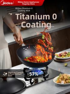 Midea | Nonstick Zero Coating Round Bottom Wok