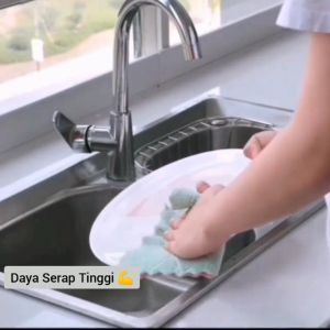 KAIN LAP MICROFIBER Dapur Anti Noda BEST SELLER / Kain Serbet Lap Serbaguna Daya Serap Tinggi Multifungsi