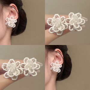 rosci | Bông Tai Hoa Ngọc Trai Pháp Sang Trọng