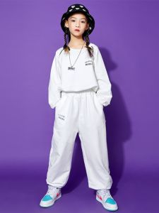 YUZHOUTUO | Fashionable Girls Jazz Dance Costume Set for Spring and Autumn