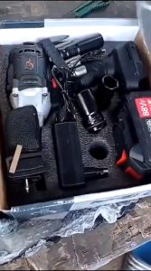 PROMO!!! Bor Impek Pembuka Baut Motor Cordless Impact Wrench High Torsi Brushless Impact Baterai 48Volt 98Vf