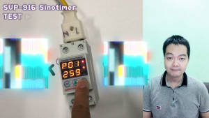Relay  bảo vệ điện áp 220V dân dụng cao áp thấp áp mất trung tínhquá dòng Sinotimer SVP-916-40A LED hiện dòng áp