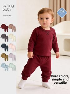 CAIYINGFANG | Warm Separable Baby Clothes Autumn Set