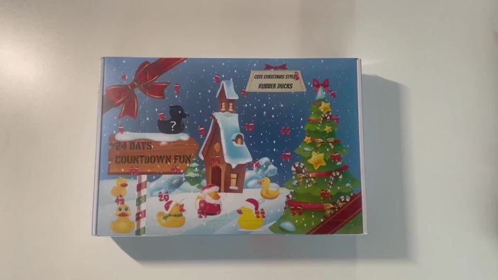 Advent Calendar 2024, Rubber Duck 24 Days of Countdown Christmas, Fun Duckie Bath Toys for Toddlers, Baby Shower Party Favors, Gifts Girls Advent Calendars 2024 Kids 1, 2, 3, 4, 5 Year Old, Xmas Ducks