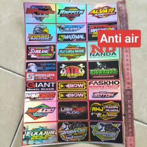 Stiker Sound System | Stiker Audio | Stiker Sound System Audio | Stiker Anti Air | Stiker Bahan Vinyl