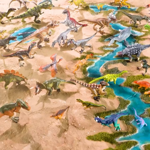 37/72/116pcs Dinosaur Model Toy Set Jurassic World Dinosaur Figure Realistic Educational Model Animal Figurine with Sound High Quality