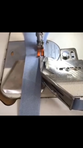 Household Flat Sewing Machine Binder Four Fold Pull Tube Ring Mouth Hemming Device Machine Accessory