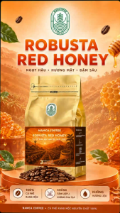(1 kg) CÀ PHÊ ROBUSTA RED HONEY (Rang Mộc Nguyên Chất 100%) (Đã bao gồm 8% VAT)