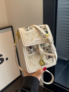 Fashionable Artistic Cartoon Phone Bag Womens New Style 2025 Autumn Quality Unique Single Shoulder Bag Crossbody Small Bag