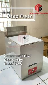 10 Liter Single Gas Deep Fryer Heavy Duty