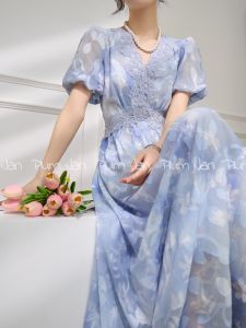 PlumJan | Đầm Hè Giảm Cân 3D Thêu Ren Pháp