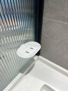 Hộp Đựng Xà Phòng Treo Tường Màu Trắng Đơn Giản Không Cần Đục Lỗ Kệ Lưu Trữ Xà Phòng Để Bàn Nhà Tắm Kiểu Scandinavia