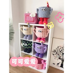 Adorable Multi-armed Monster Toy Storage Box Desktop Snack Miscellaneous Item Placement Television Cabinet Bedside Decorative Basket