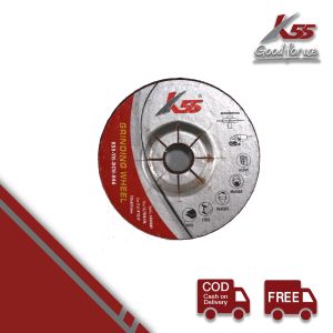 K55 Batu Grinda Poles Besi 4"x6mm Depressed Center Wheel 100x6x16mm Mata Batu Gerinda Baja Satuan