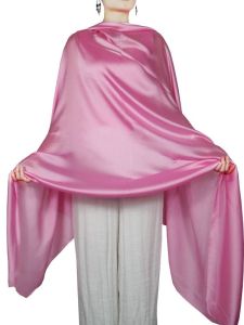 Khăn Choàng Lụa Satin Dài Màu Trơn Phong Cách Hàn Quốc Cho Nữ Mùa Xuân Hè Khăn Choàng Đa Năng Cho Học Sinh Khăn Choàng Quàng Đầu