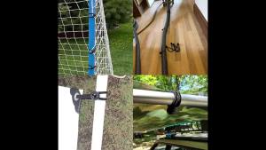 Outdoor Elastic Ball Rope Bungee Cords Portable Tent Fixing Tarpaulin Awning Canopy Heavy Duty Tarp Tie Down for Shelter Cargo