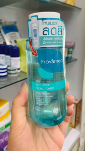 PROVAMED Anti Acne Facial Toner 200 ml.โทนเนอร์ สูตรใหม่ สำหรับผู้ที่มีปัญหาสิว ผิวบอบบางแพ้ง่าย ผิวมัน (1ขวด)