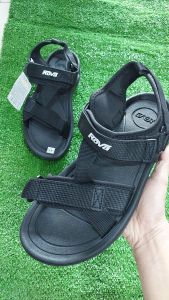 GIÀY NAM QUAI NGANG Z ROVA CAO CÂP XÁM ĐEN sz 39_43