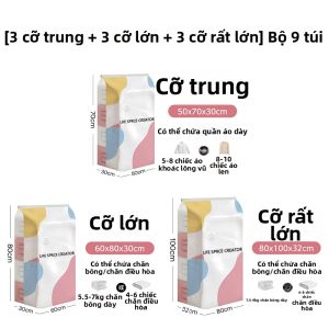 BANGNIMEIJIA | Túi Đựng Hút Chân Không Cho Chăn Ga Gối và Quần Áo