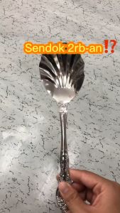 MM - A103 - Sendok Sop Sayur Motif Kerang Doll Stainless / Sendok Prasmanan Lauk / Centong Sayur Nasi / Sendok Nasi Termurah